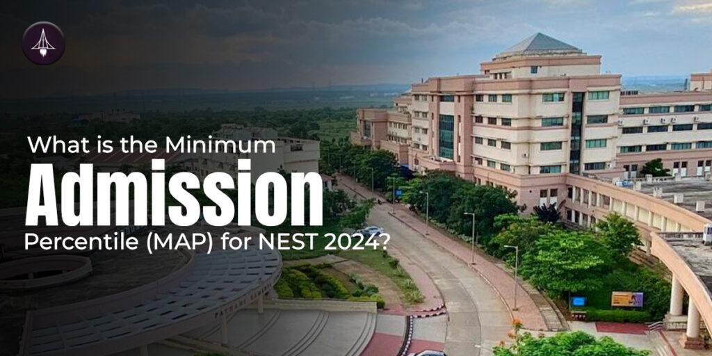 What is the Minimum Admissible Percentile (MAP) for NEST 2024?