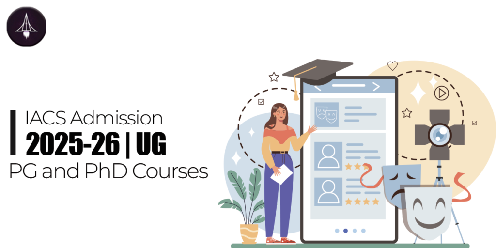 IACS Admission 2025-26 | UG, PG and PhD Courses